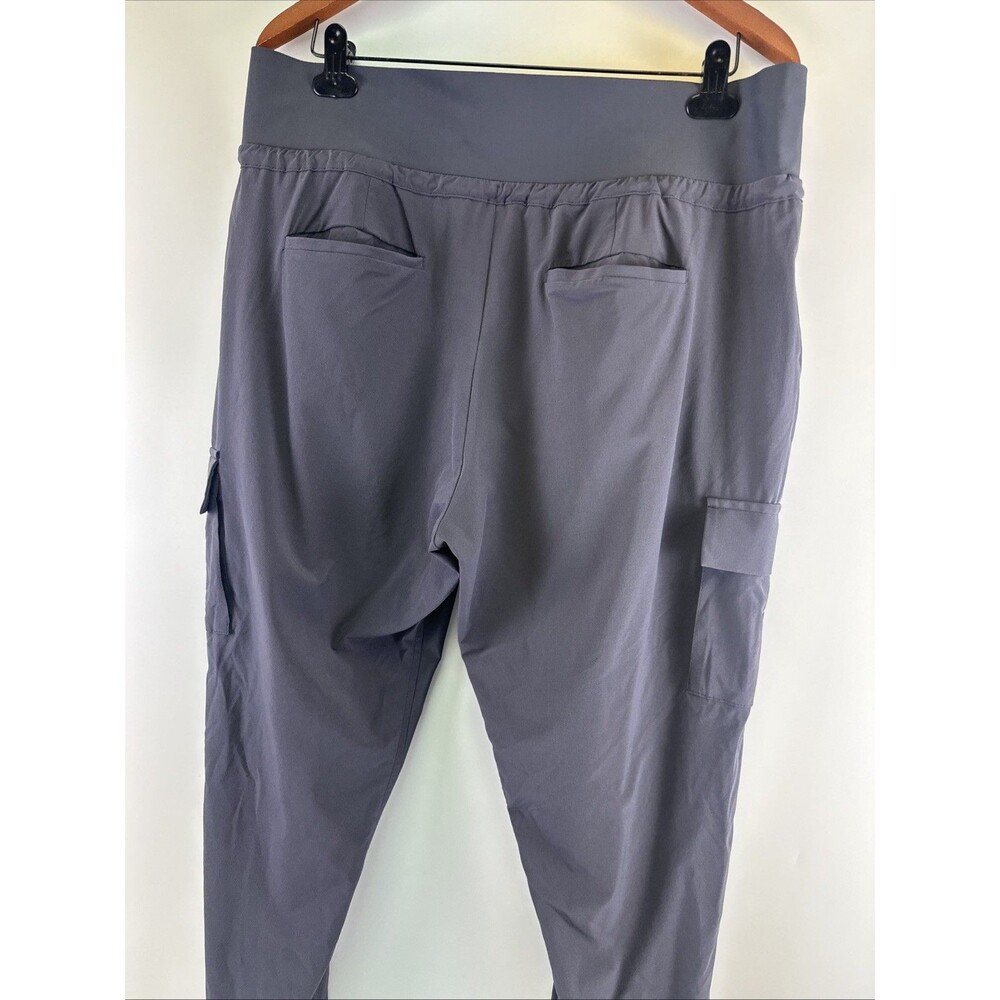 Athleta Sutton Jogger Gray Drawstring 405713 Cargo Pockets Lightweight Women 16 - Picture 8 of 14